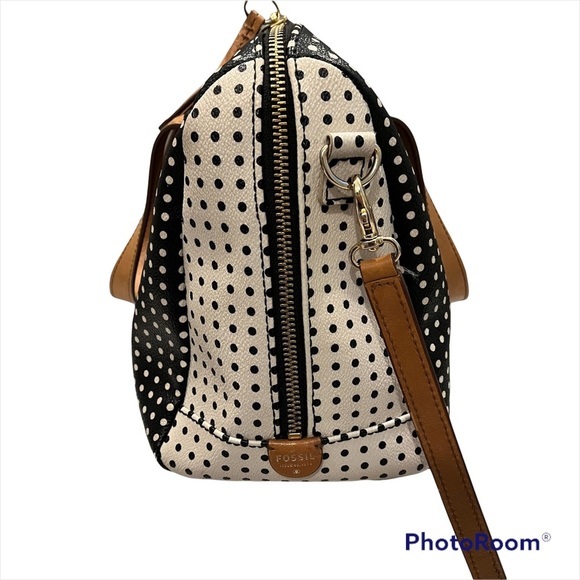 Fossil Sydney Polka Dot Satchel - Picture 7 of 15
